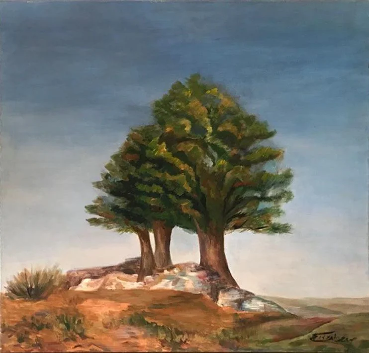 Joshua Tree, painting by Vera Eisenberg