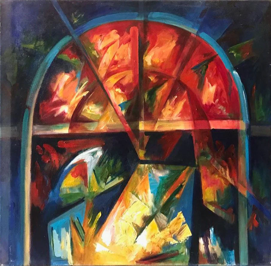La mirada, painting by Vera Eisenberg