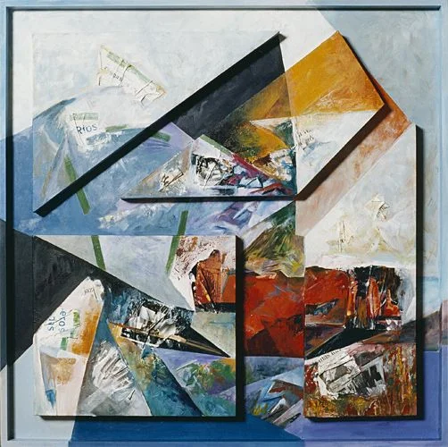 Paisaje en el Espacio II, pintura de Vera Eisenberg