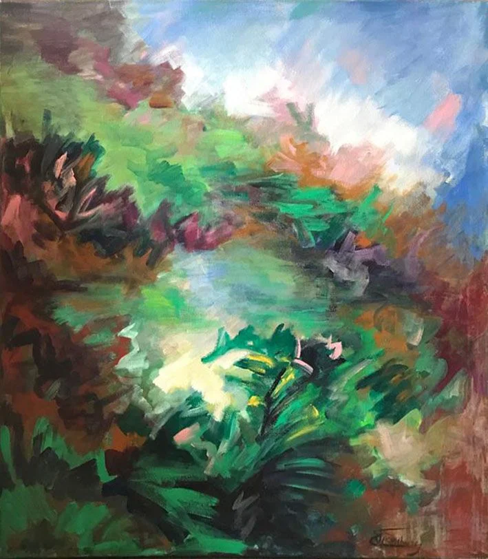 Riachos II, pintura de Vera Eisenberg