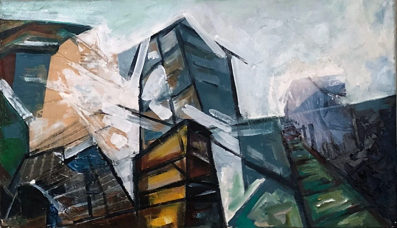 Untitled, painting by Vera Eisenberg