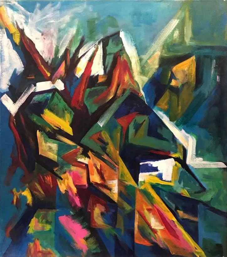 Untitled, painting by Vera Eisenberg