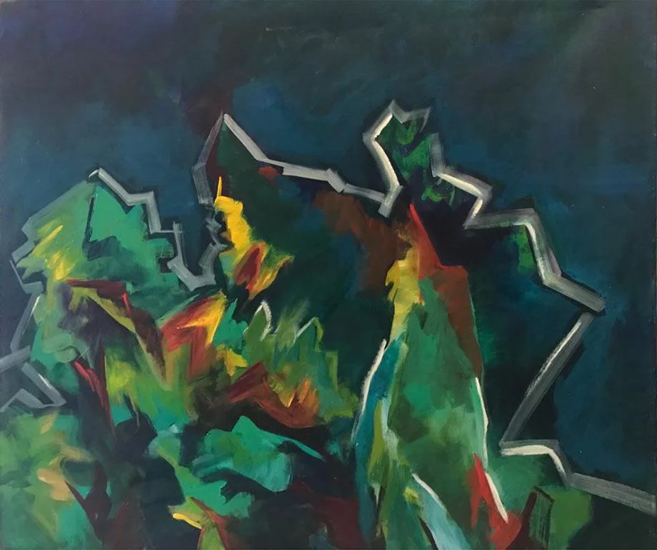 Sintonía 1, painting by Vera Eisenberg
