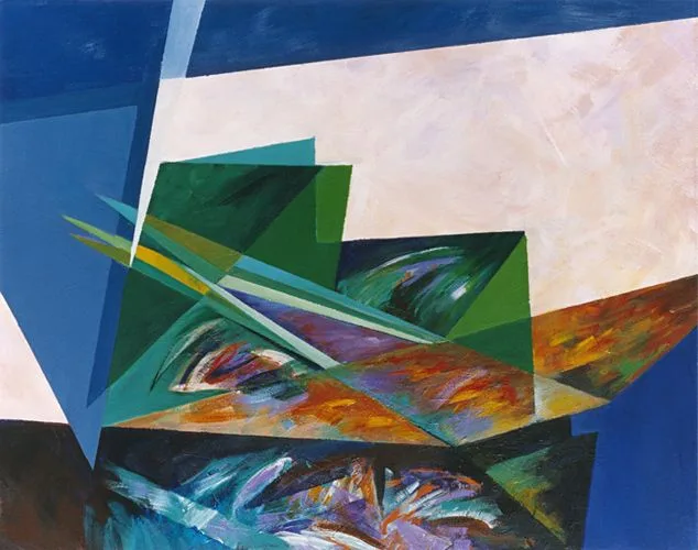 Construcción IV, pintura de Vera Eisenberg