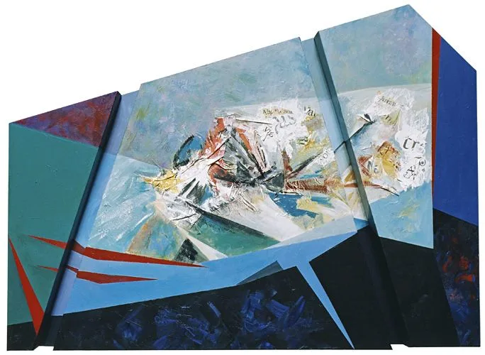 Convergencias II, pintura de Vera Eisenberg