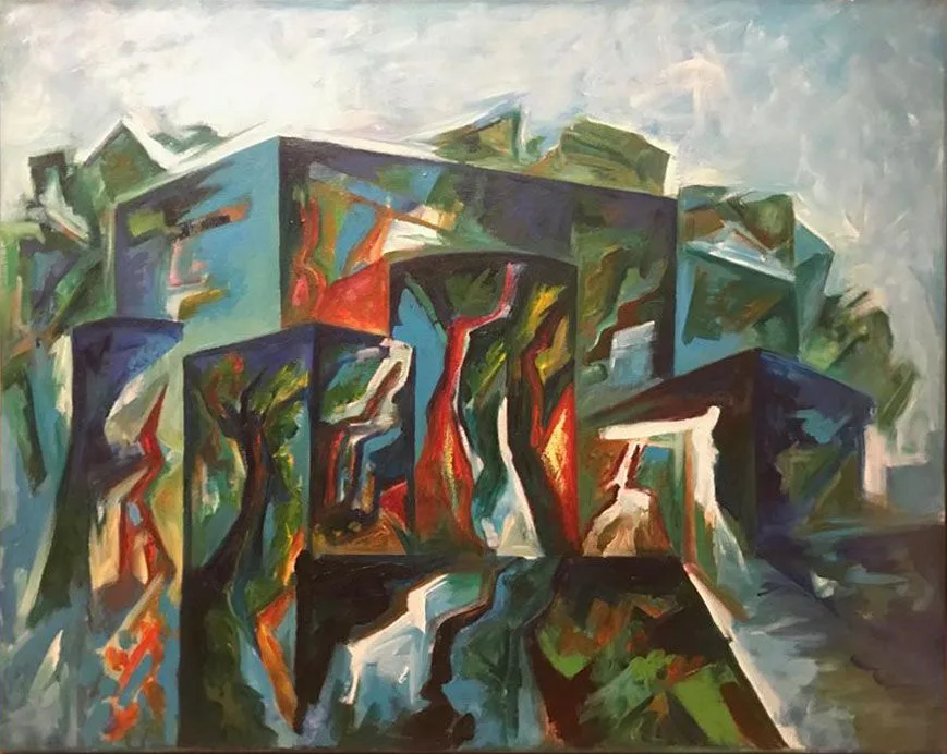 El camino, pintura de Vera Eisenberg