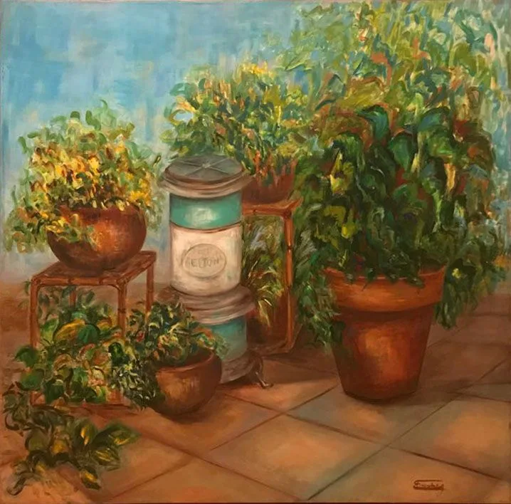 El viejo rincón, pintura de Vera Eisenberg