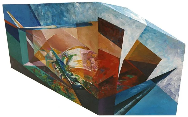 Escenarios II, pintura de Vera Eisenberg