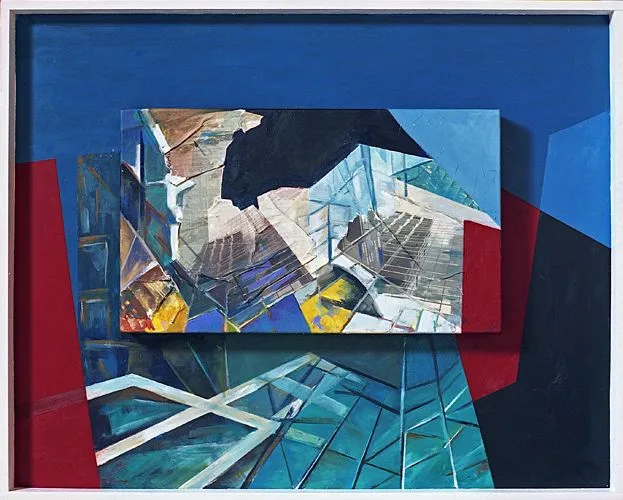 Espacio y construcción I, pintura de Vera Eisenberg