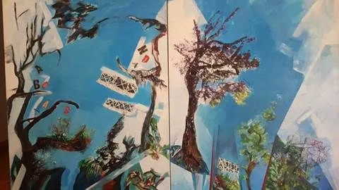 Sin título, pintura de Vera Eisenberg