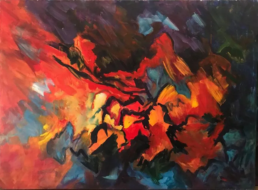 Sin título, pintura de Vera Eisenberg