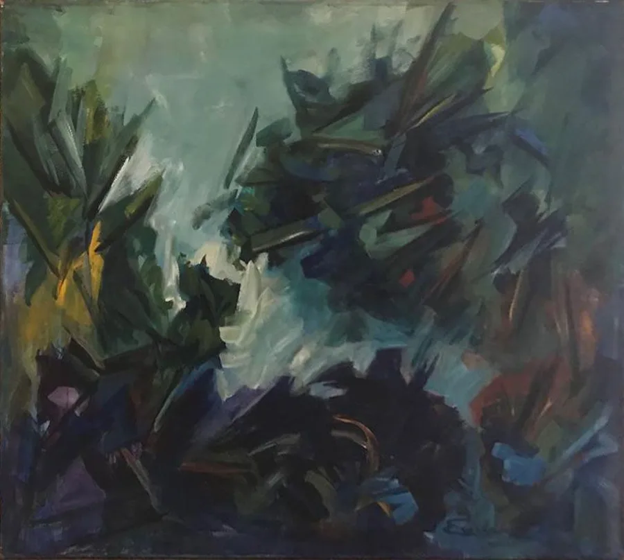 Tarde de tormenta, pintura de Vera Eisenberg